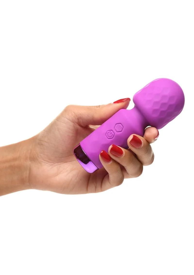 Bang! 10x Mini Silicone Rechargeable Wand - Image 7
