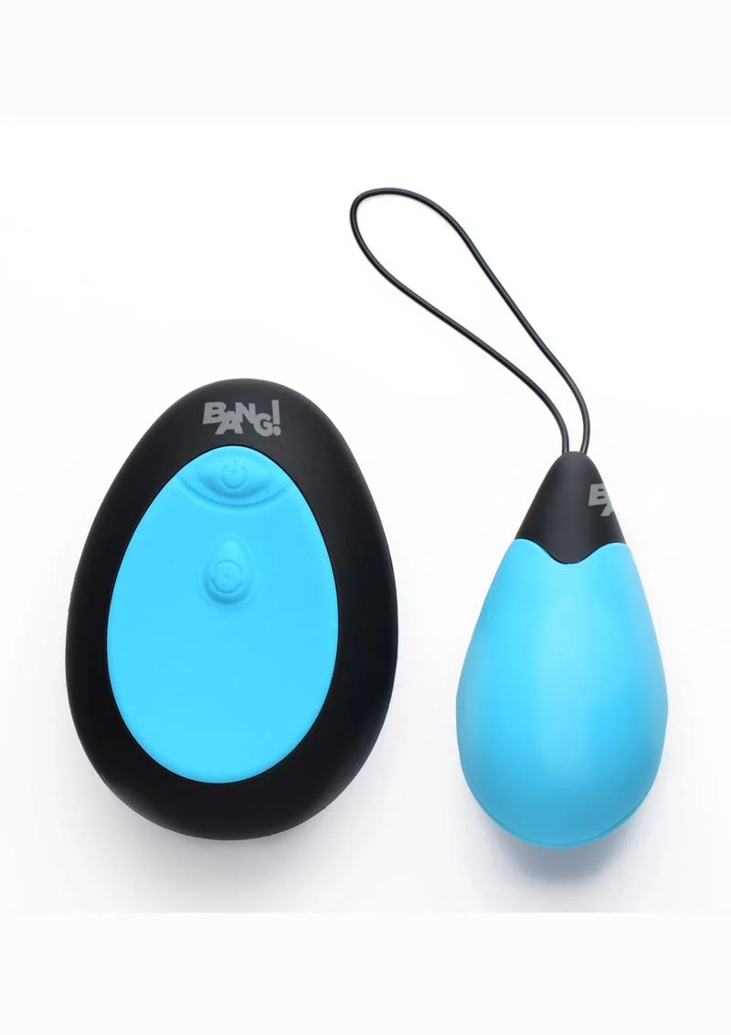 Bang! 10x Rechargeable Silicone Vibrating Egg with Remote Control - Image 2