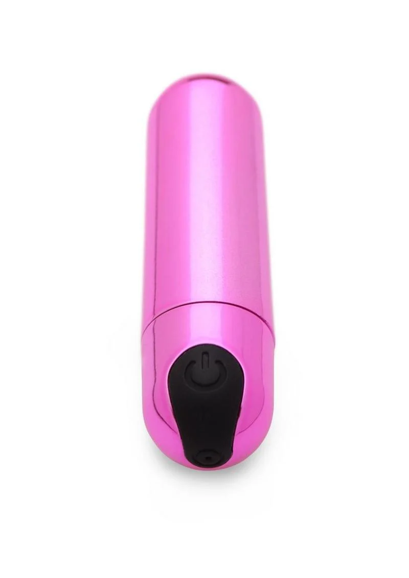 Bang! 10x Vibrating Metallic Rechargeable Bullet Vibrator - Image 13