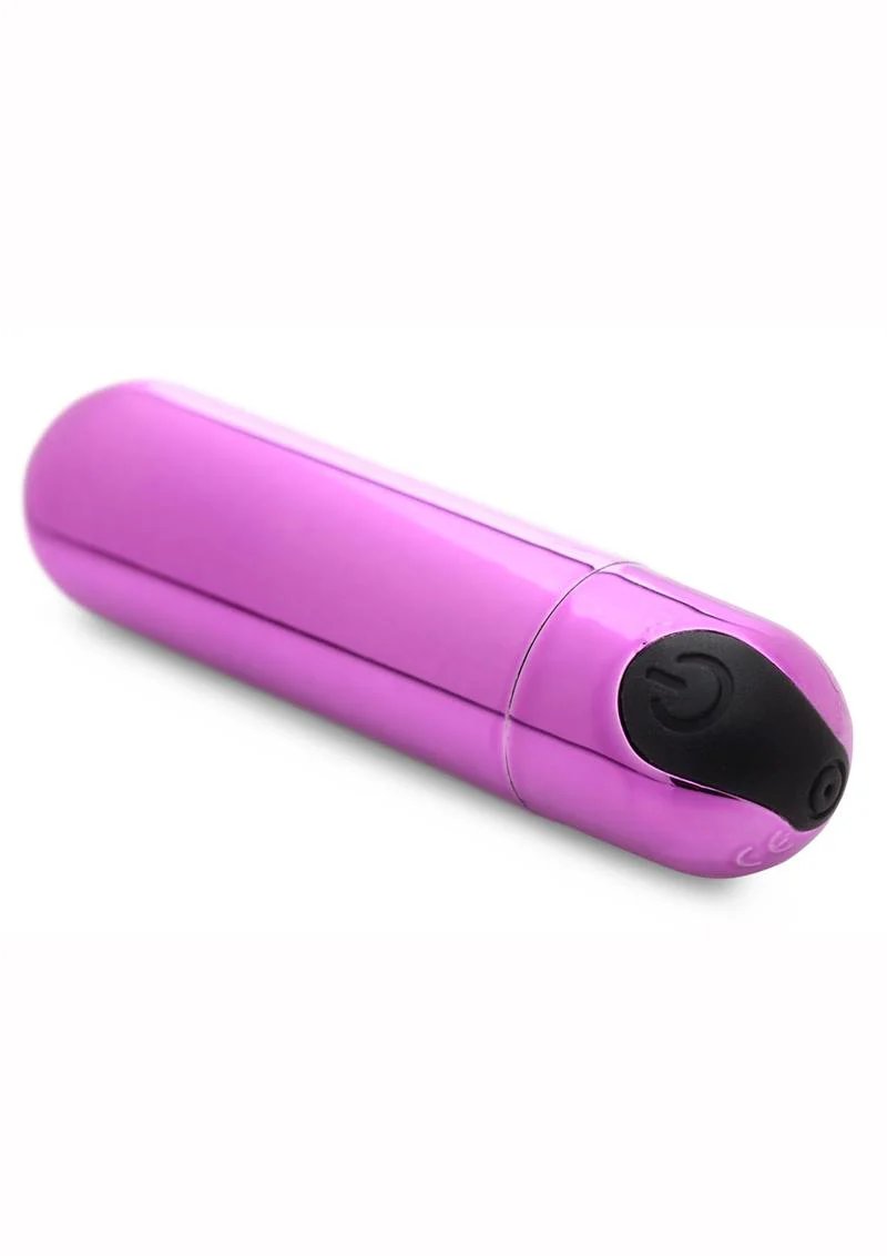 Bang! 10x Vibrating Metallic Rechargeable Bullet Vibrator - Image 4