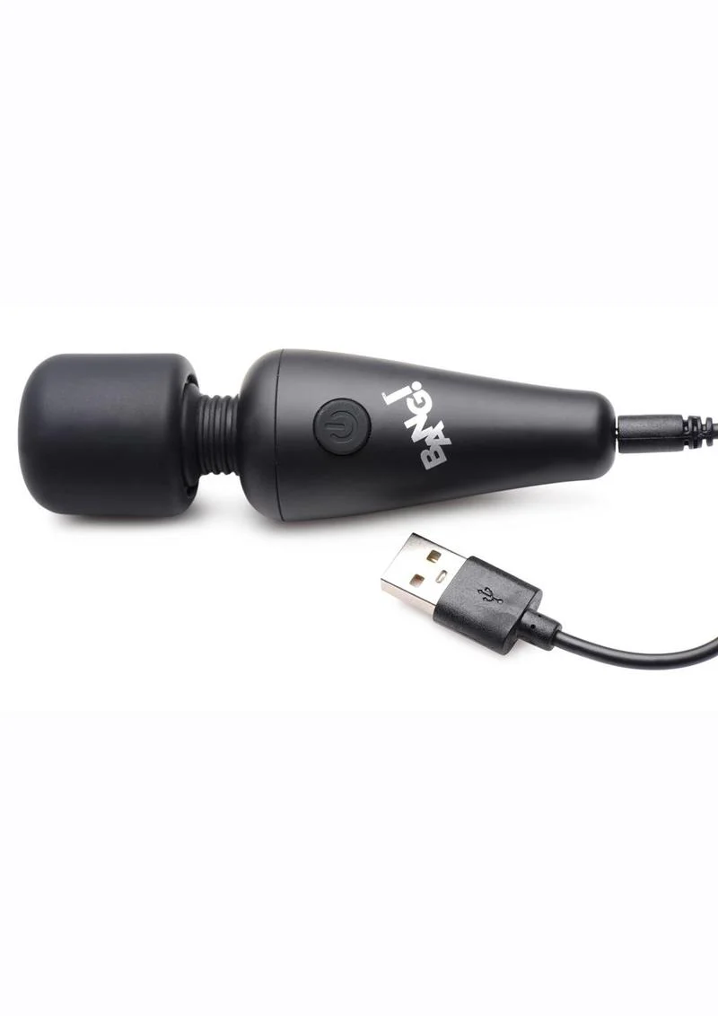 Bang! 10x Vibrating Mini Rechargeable Silicone Wand - Image 3