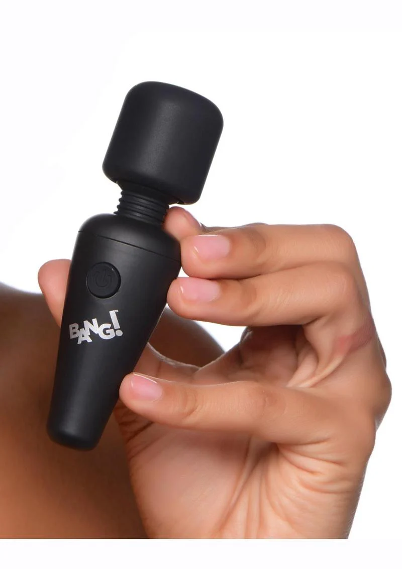 Bang! 10x Vibrating Mini Rechargeable Silicone Wand - Image 4