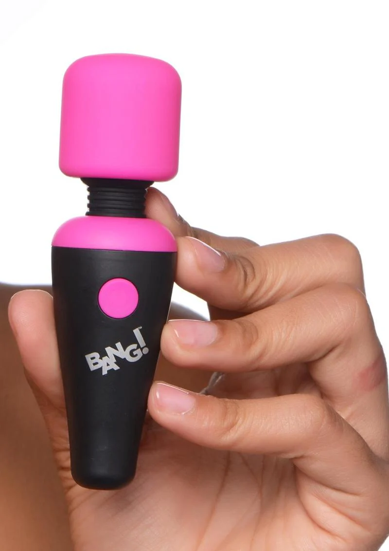Bang! 10x Vibrating Mini Rechargeable Silicone Wand Massager - Image 9