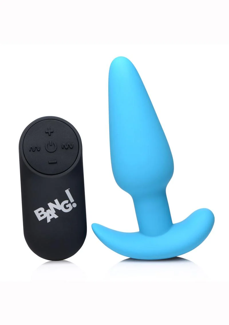 Bang! 21x Vibrating Silicone Rechargeable Butt Plug with Remote Control - Image 2