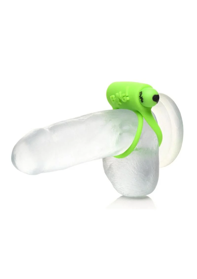 Bang! 28x Glow In The Dark Rechargeable Silicone Cock Ring with Remote - Image 4