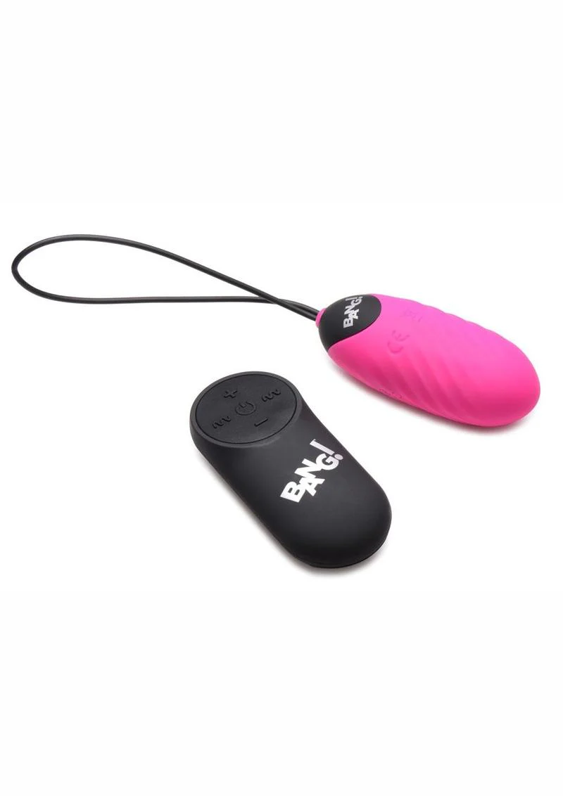 Bang! 28x Swirl Rechargeable Silicone Egg with Remote Control - Image 3