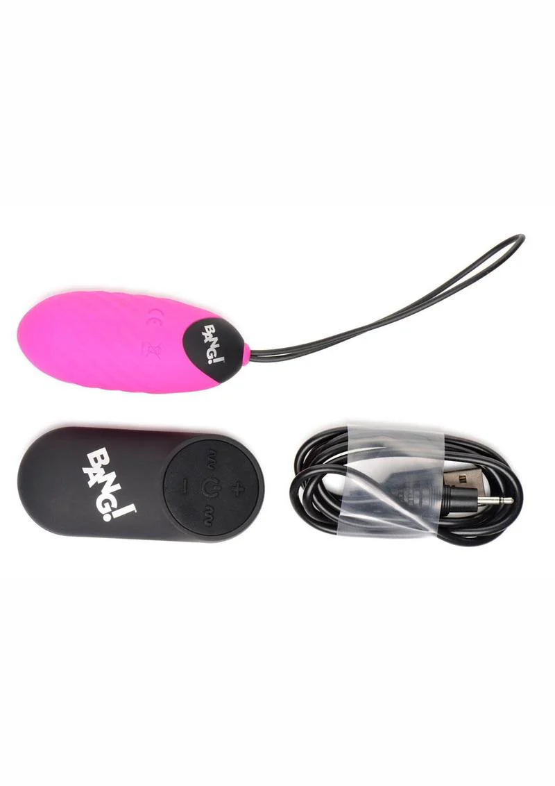 Bang! 28x Swirl Rechargeable Silicone Egg with Remote Control - Image 4