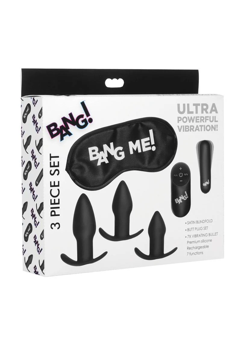Bang! Backdoor Adventure Rechargeable Silicone Butt Plug Kit - Image 2