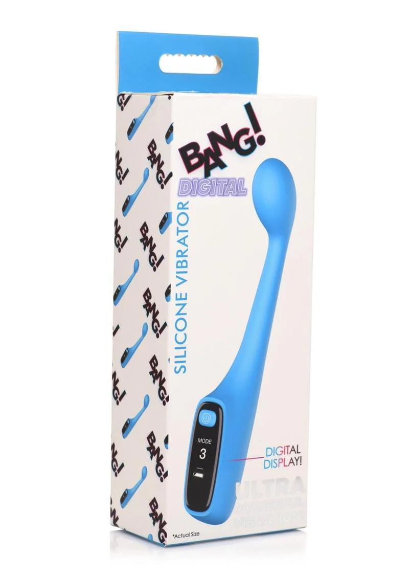 Bang! Digital Rechargeable Silicone G-Spot Vibrator - Image 2