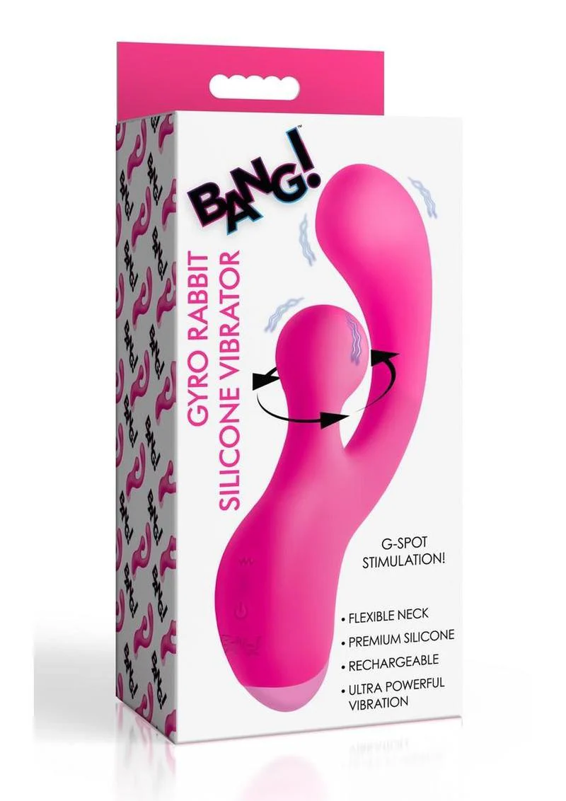 Bang! Gyro Rabbit Rechargeable Silicone Vibrator - Image 3