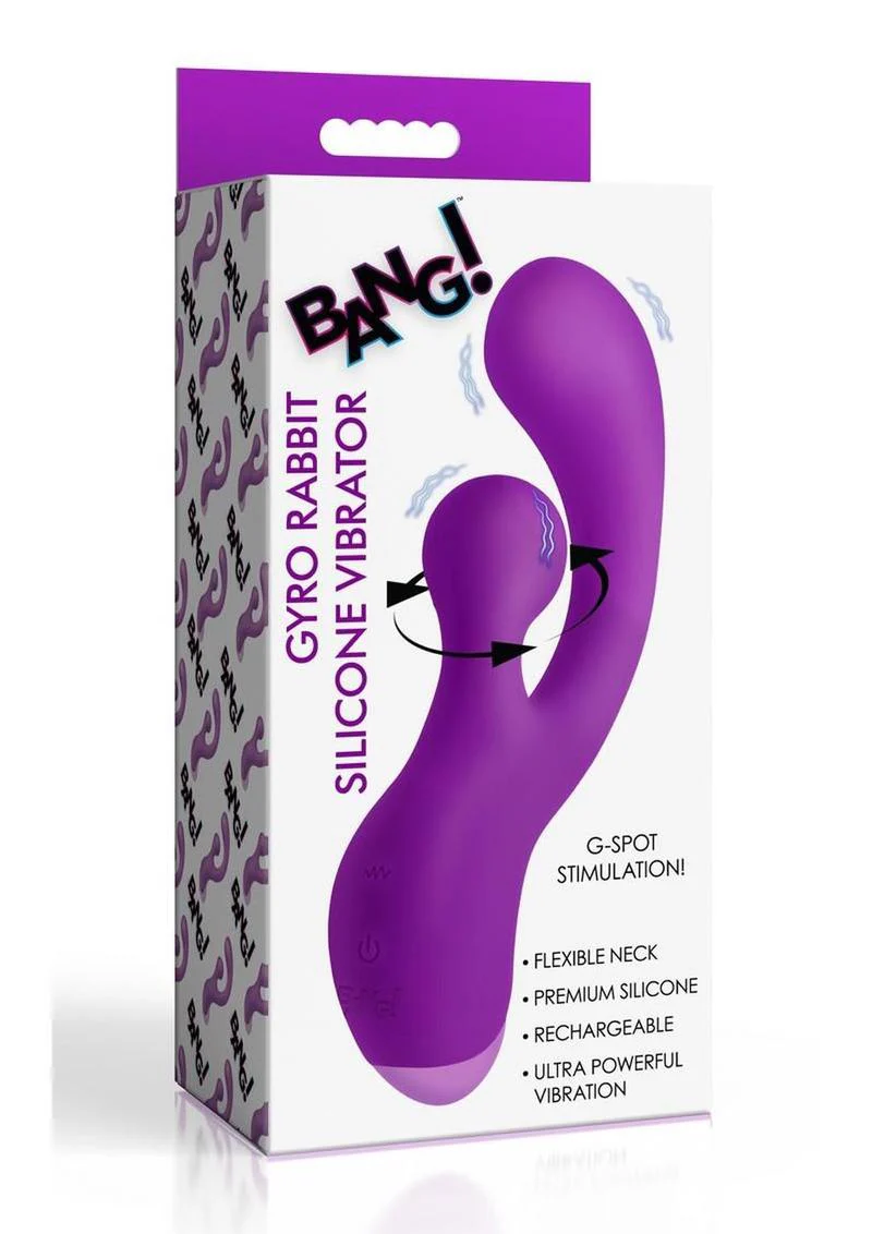 Bang! Gyro Rabbit Rechargeable Silicone Vibrator - Image 6