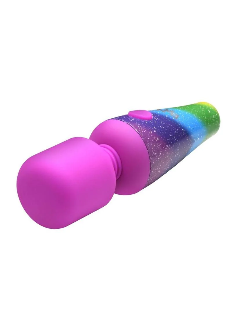 Bang! Rainbow Mini Wand Rechargeable Silicone Vibrator - Image 3