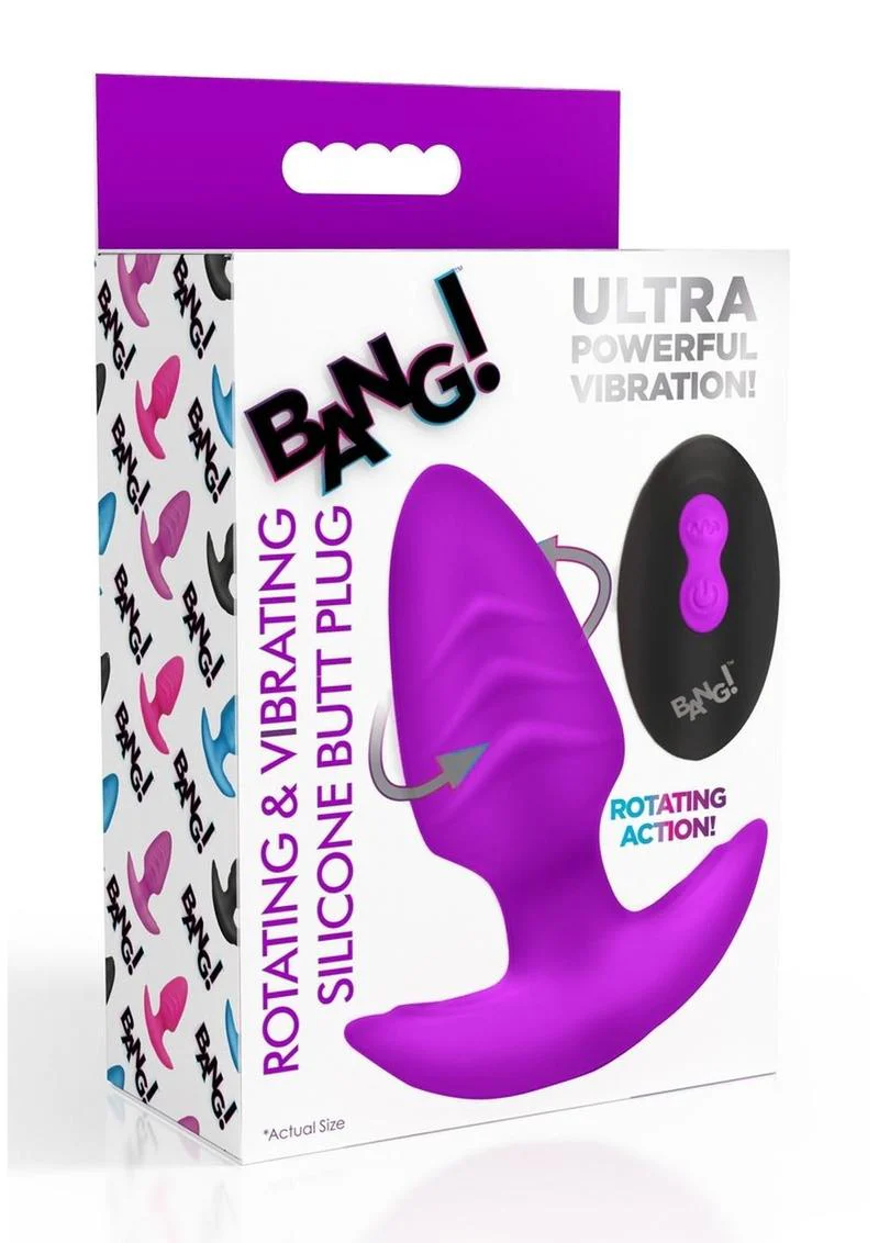 Bang Rotating Vibra Plug W/Remote Prp - Image 2