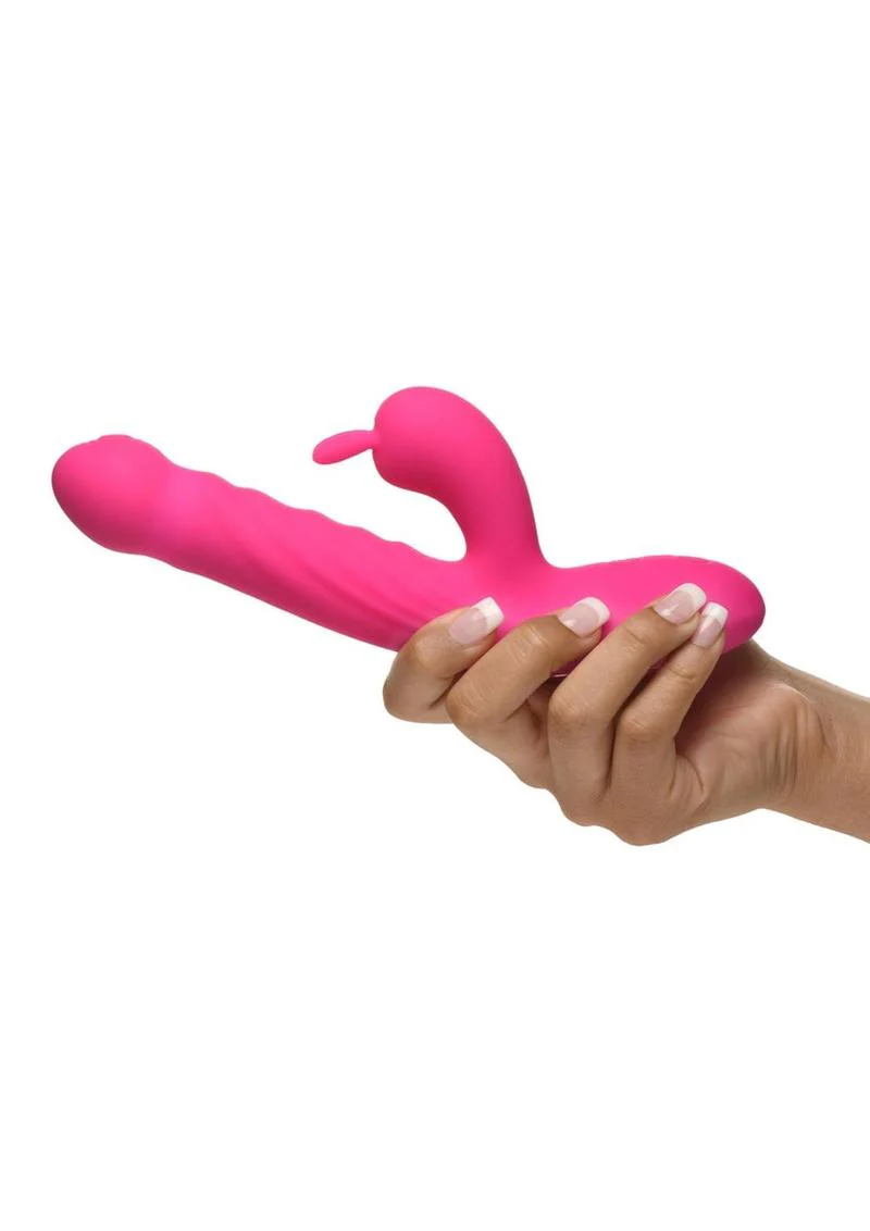 Bang! Thrusting and Vibrating Rechargeable Silicone Rabbit Vibrator - Image 4