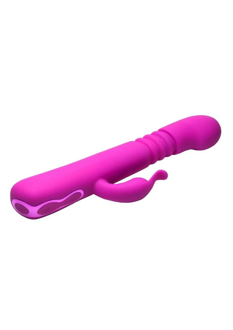 Bang! Thrusting Rechargeable Silicone Rabbit Vibrator - Image 3