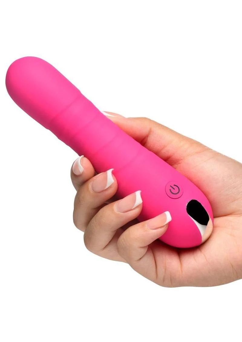 Bang! Thrusting Rechargeable Silicone Vibrator - Image 4