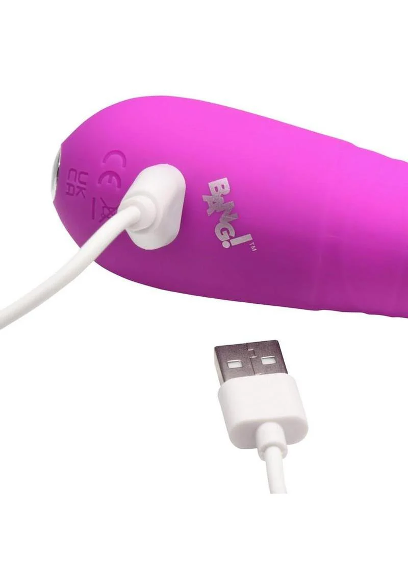 Bang! Thrusting Rechargeable Silicone Vibrator - Image 8