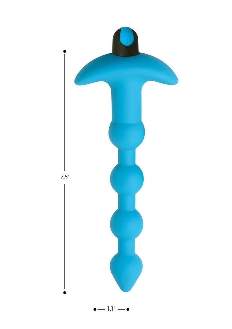 Bang! Vibrating Silicone Rechargeable Anal Beads with Remote Control - Image 10