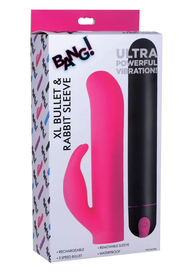 Bang! XL Bullet and Rabbit Silicone Sleeve - Image 2