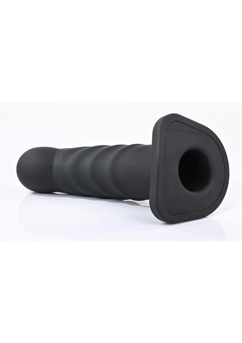 Banx Ribbed Hollow Dildo - Image 4