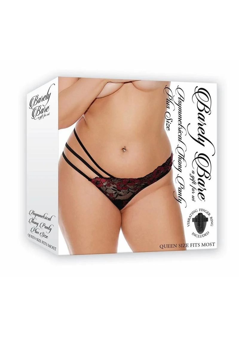 Barely Bare Asymmetrical Thong Panty - Image 2
