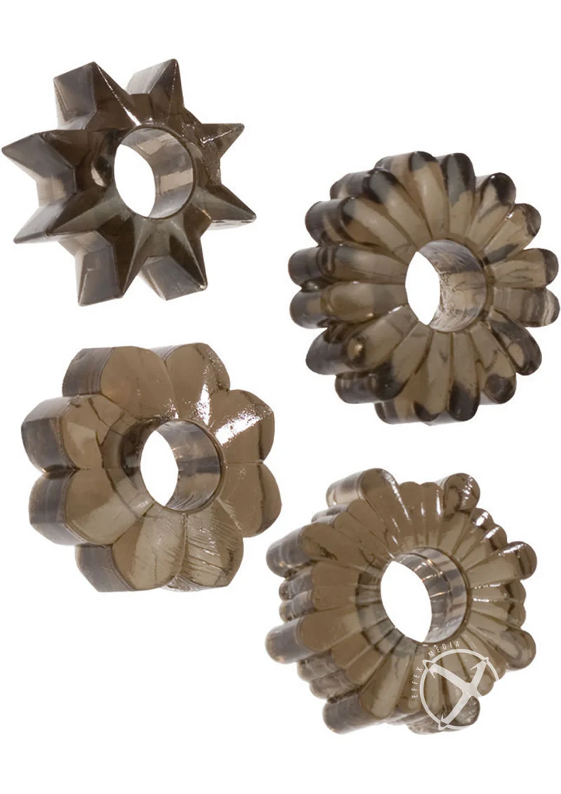 Basic Essentials Super Stretchy Enhancer Cock Rings - Image 2