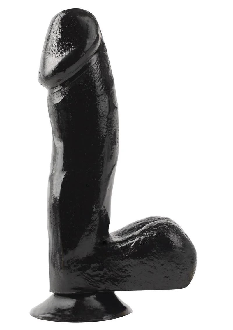 Basix Rubber Works 6.5in Dong with Suction Cup Waterproof
