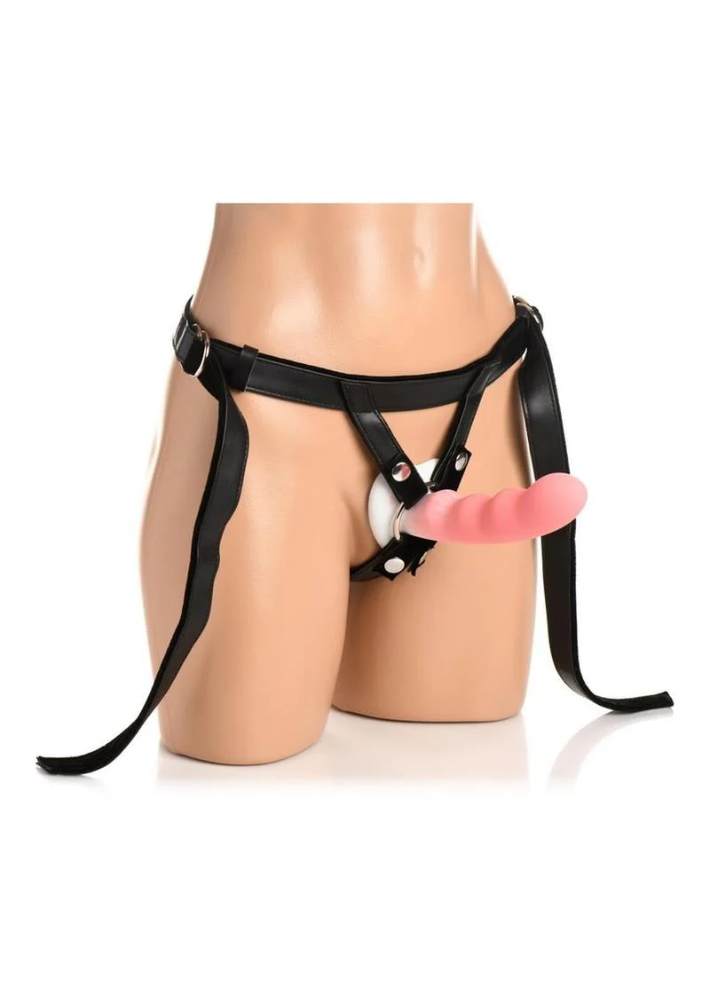 Bedroom Bliss Velvet Kiss Strap-On Harness - Image 3