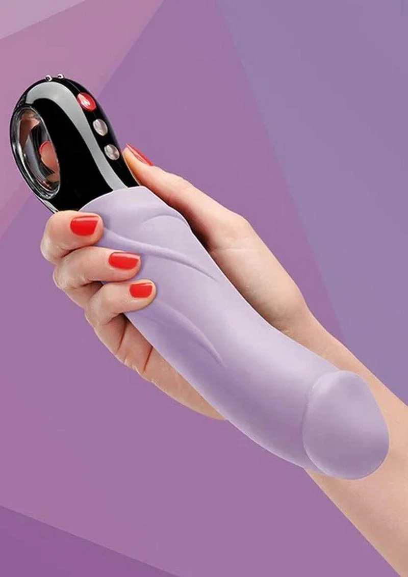 Big Boss G5 Vibrating Silicone Dildo - Amethyst - Image 4