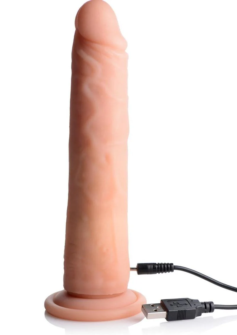 Big Shot Silicone Vibrating and Twirling Remote Control Rechargeable Dildo - Image 4