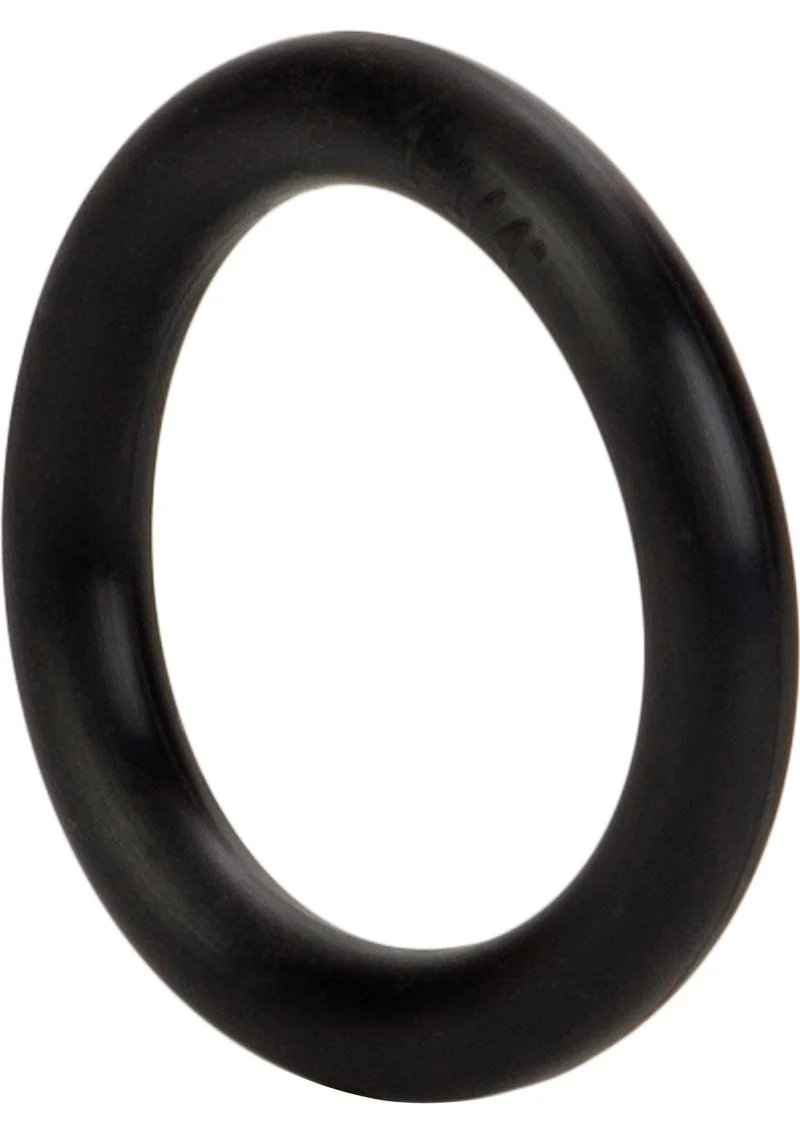 Black Rubber Cock Ring - Image 2