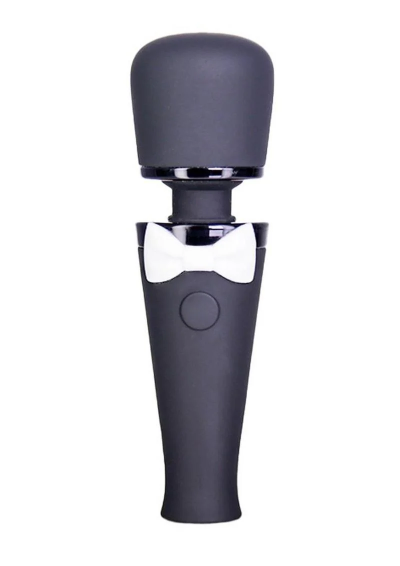 Black Tie Affair Bowtie Silicone Rechargeable Wand