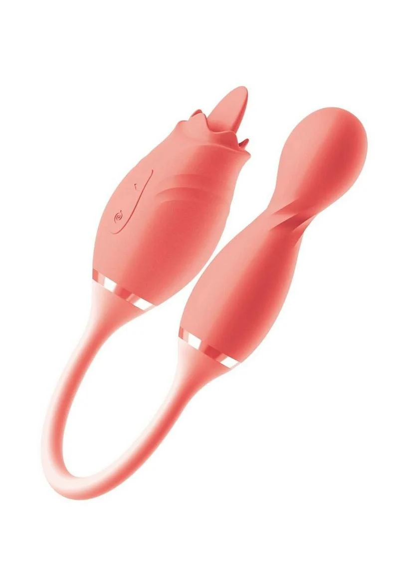 Blaze Exciter Rechargeable Silicone Dual Stimulating Vibrator - Image 4