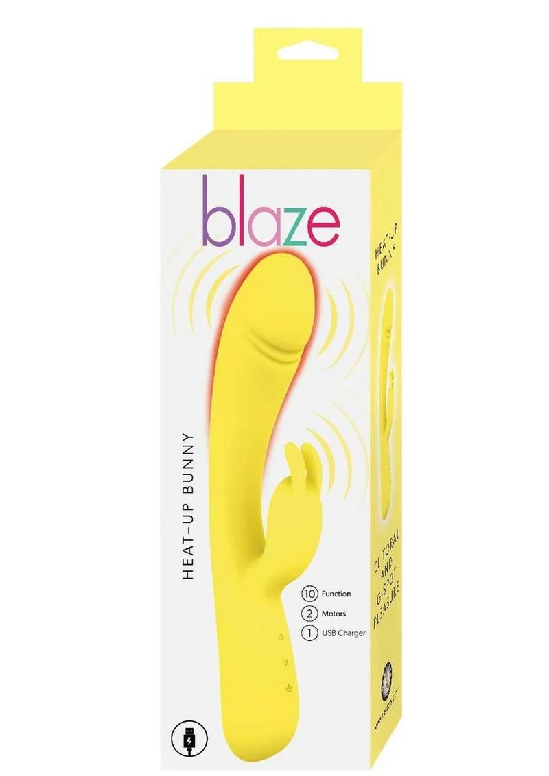 Blaze Heat Up Bunny Rechargeable Silicone Vibrator - Image 6