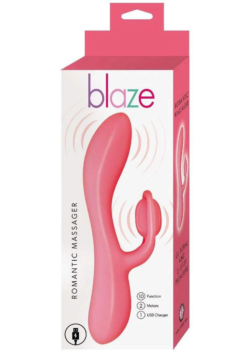 Blaze Romantic Rechargeable Silicone Vibrator - Image 6