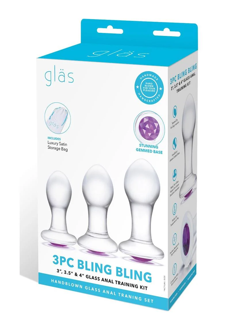 Bling Bling Glass Anal Training Kit - Image 2