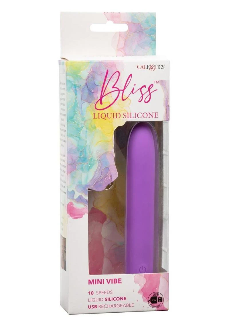 Bliss Liquid Silicone Rechargeable Mini Vibrator - Image 2