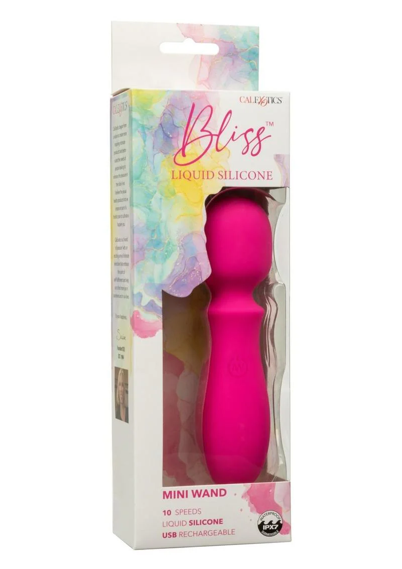 Bliss Liquid Silicone Rechargeable Mini Wand - Image 2