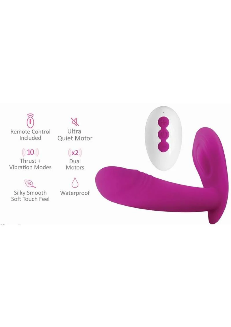 Bliss Power Punch USB Magnetic Rechargeable Silicone Dual Vibe Vibrator Waterproof - Image 4