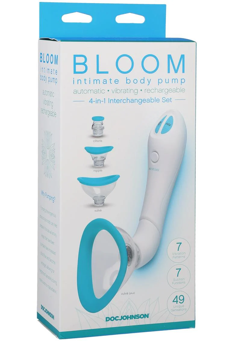 Bloom Intimate Body Pump Silicone Vibrating Rechargeable - Image 2