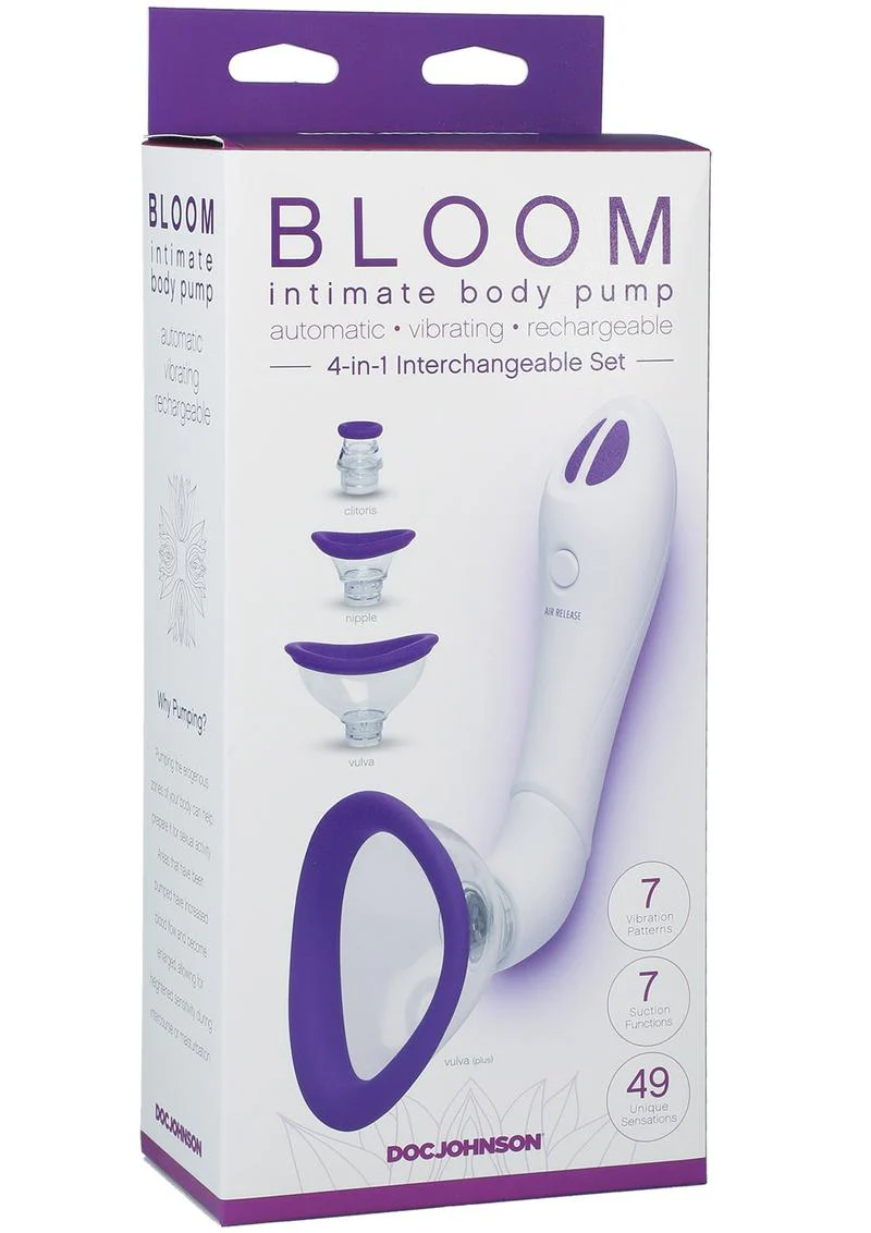 Bloom Intimate Silicone Rechargeable Body Pump - Image 2