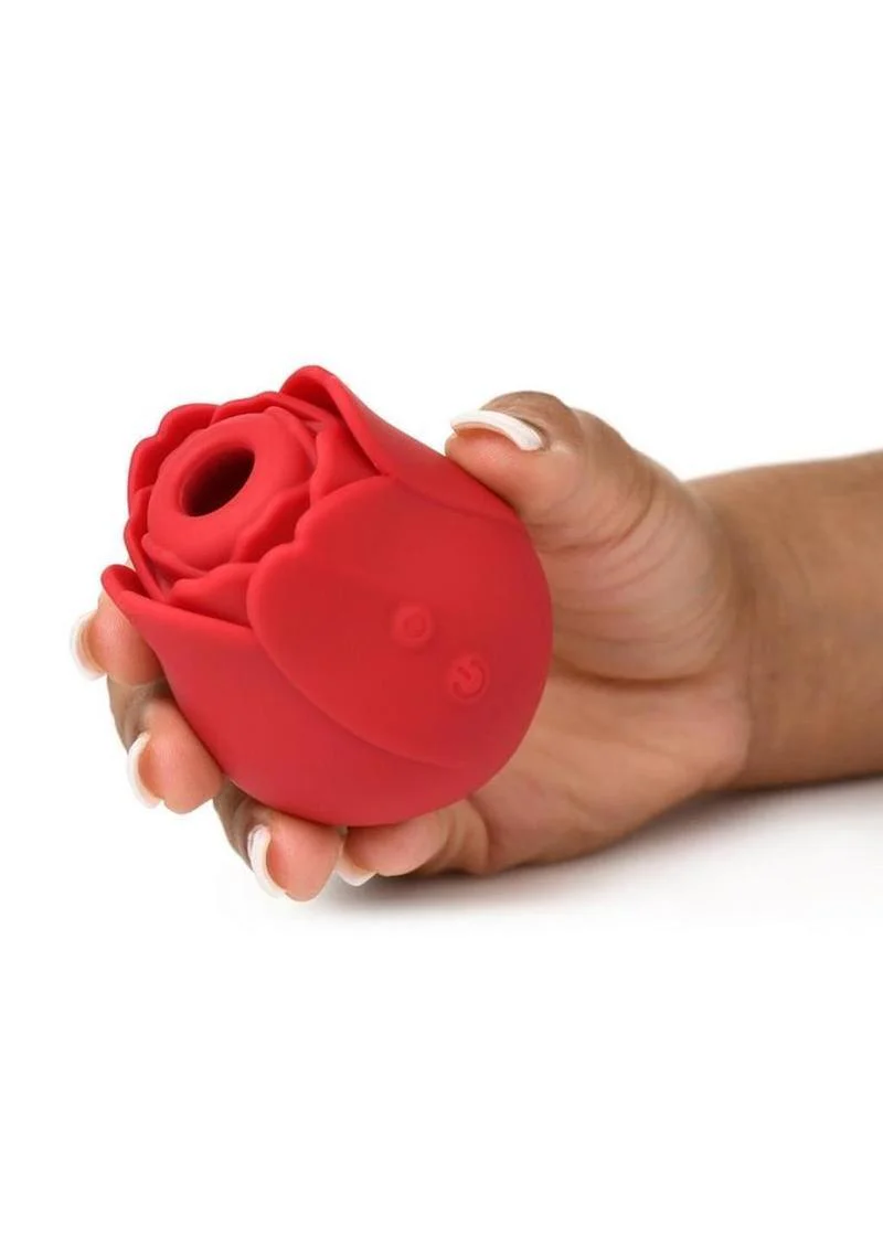 Bloomgasm Cyber Rose Sucking and Vibrating Digital Rechargeable Silicone Clitoral Stimulator - Image 3