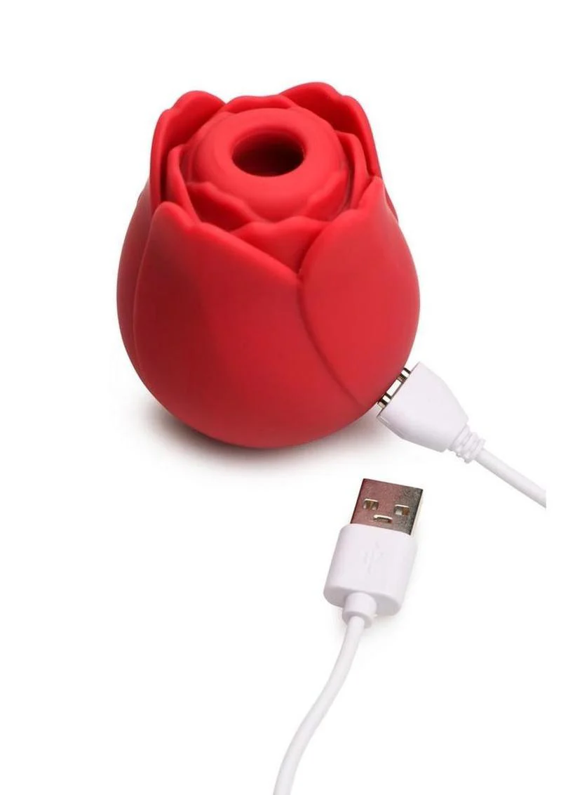 Bloomgasm Cyber Rose Sucking and Vibrating Digital Rechargeable Silicone Clitoral Stimulator - Image 4