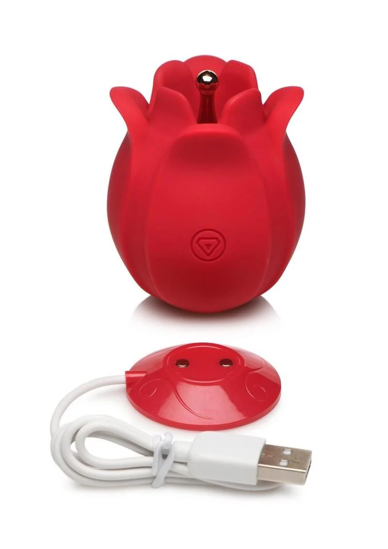 Bloomgasm Orchids Wild Rechargeable Silicone Vibrating Pinpoint Rose Tickler - Image 3