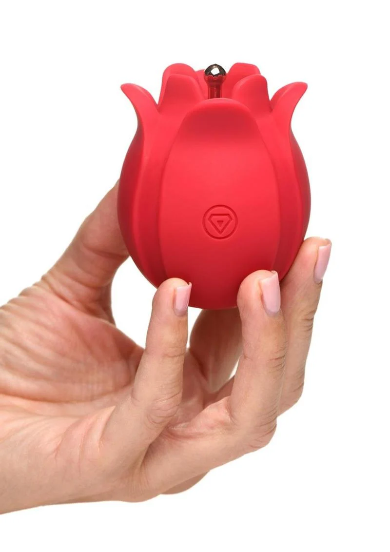 Bloomgasm Orchids Wild Rechargeable Silicone Vibrating Pinpoint Rose Tickler - Image 4
