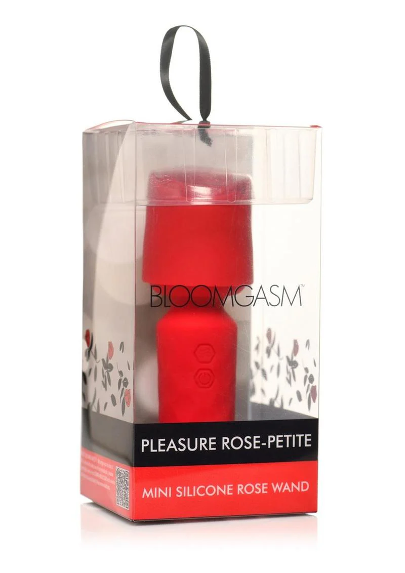 Bloomgasm Pleasure Rose-Petite Mini Silicone Rechargeable Rose Wand - Image 2