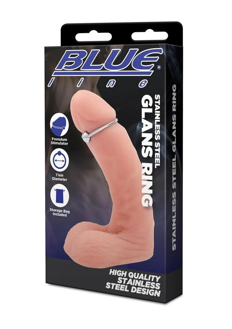 Blue Line Glans Ring 33mm -Stainless - Image 2