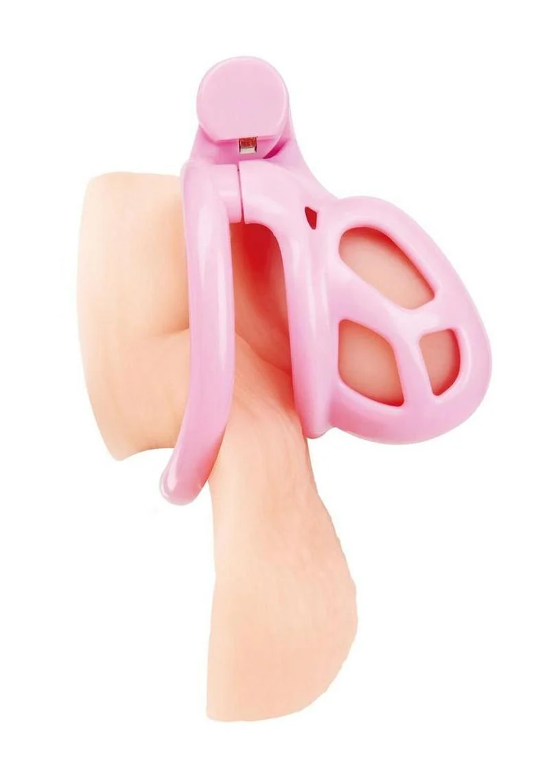 Blueline Small Humiliation Acrylic Prisoner Cock Cage - Image 3