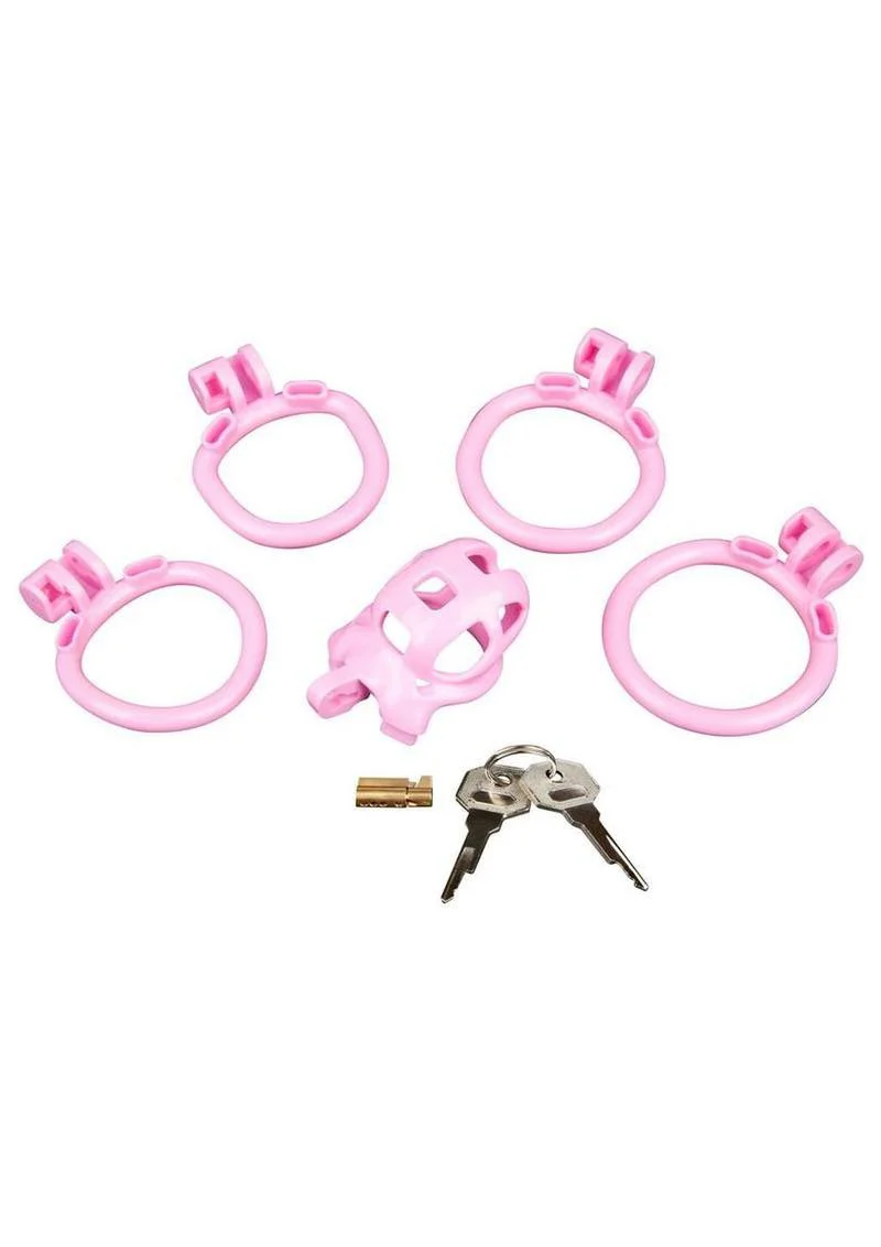 Blueline Small Humiliation Acrylic Prisoner Cock Cage - Image 4