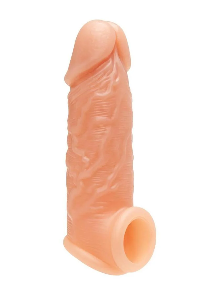 Blueline Super Real Penis Silicone Extension Sleeve with Ball Constriction Loop - Image 10